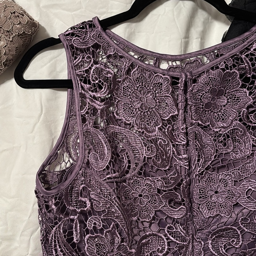 Adrianna Papell Chunky Lace cocktail Dress - Size 6